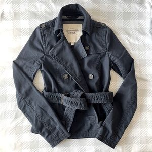 Abercrombie & Fitch Double Breasted Trench Jacket XS